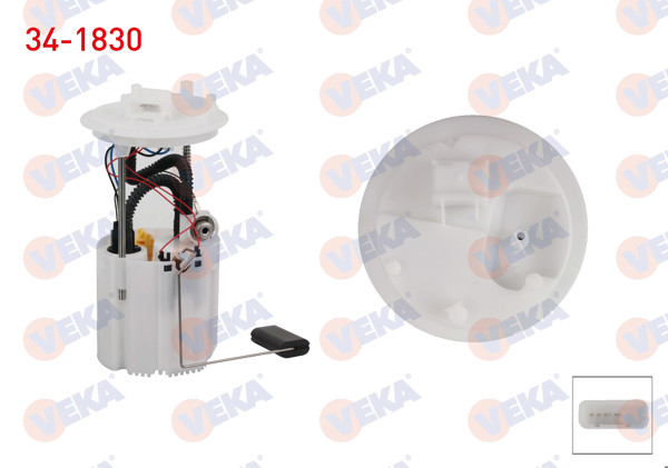 VEKA 34-1830 | Yakıt Depo Şamandırası 3 Bar Fiat Punto 1.2-1.4 1999-2012 / Idea 1.4 2003 -