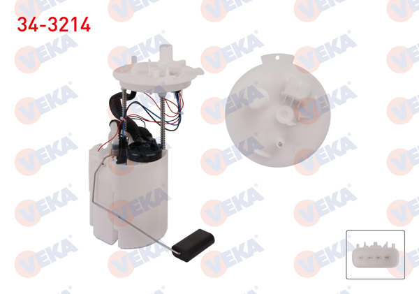 VEKA 34-3214 | Yakıt Depo Şamandırası 3 Bar Opel Astra J 1.6 2010 -