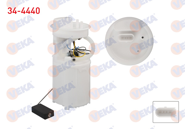 VEKA 34-4440 | Yakıt Depo Şamandırası 3 Bar Volkswagen Polo 1.2-1.4-1.6 2001-2009 / Skoda Fabia 1.2-1.4 1999-2014 / Seat Ibiza 1.2-1.4-1.6 2002-2008 / Cordoba 1.4-1.6 2002-2009
