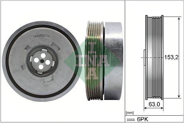 INA 544050210 | Krank Kasnağı 15 > 1-Seri (F20-F21) 3-Seri (F30-F80)