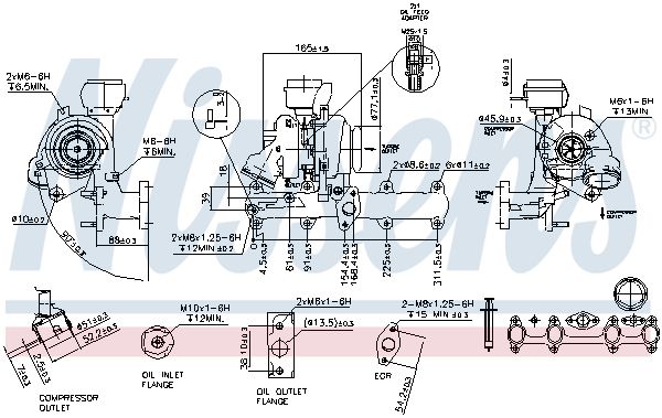 NISSENS 930182 | Turbo VW Bls