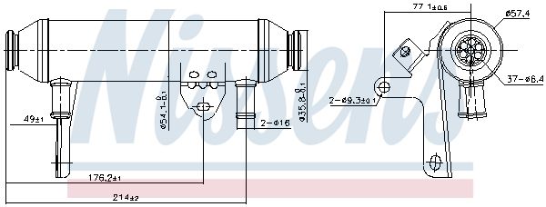 NISSENS 989292 | EGR Soğutucu (Fiat Doblo Idea 1.9 JTD 01 -)