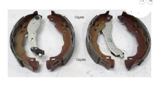 FROW PABUCLU BALATA 2861103001 | Pabuclu Balata (203X39 mm) Dacia Duster (4×4) Logan Renault Clio II 99-Peugeot P301 P208 Citroen C3 C-Elysee Ds3 09-(Kilit Mekanızmalı)