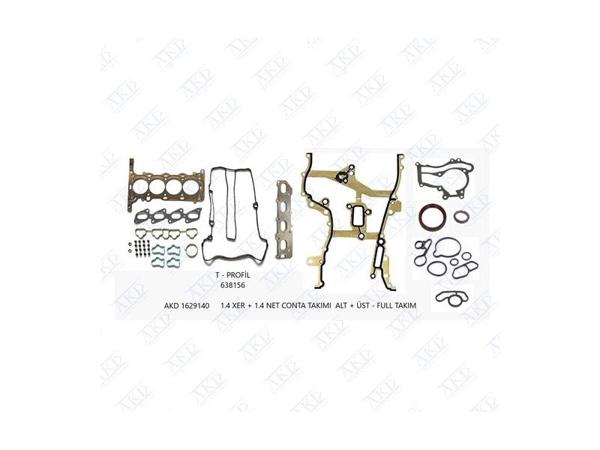 AKD 1629140 | Takım Contası Üst + Alt 1.4 Net Xer Astra J Meriva B Cruze Insignia 638156