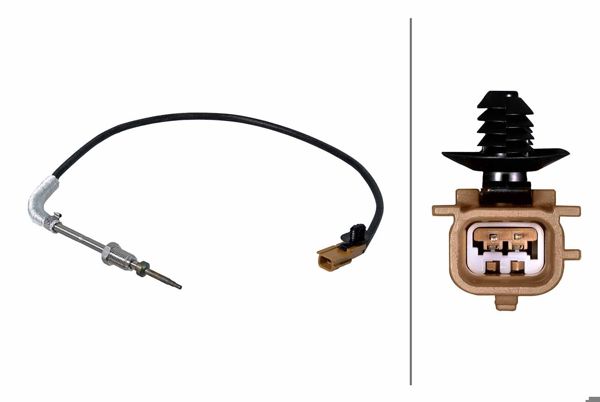 HELLA 6PT358226411 | Egzoz Sıcaklık Sensörü Dacia Dokker Logan II Sandero II Benz CLA Opel Movana B V