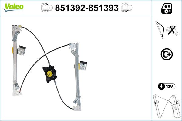 VALEO 851392 | Cam Krıkosu Sol Ön Mercedes W204-W212