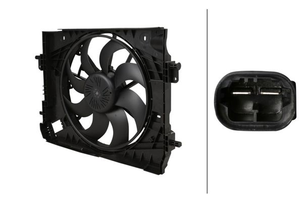 HELLA 8EW366420-351 | Fan Motoru Davlumbazlı Dokker Lodgy Clio IV 1,5Dcı