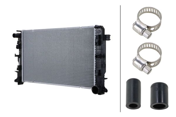 HELLA 8MK366300-961 | Motor Su Radyatörü (678X398x26) Crafter 06 > Sprinter 06 >