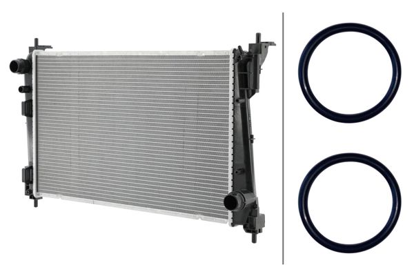 HELLA 8MK366304-591 | Motor Radyatörü Grande Punto Corsa D 1,3 05 >