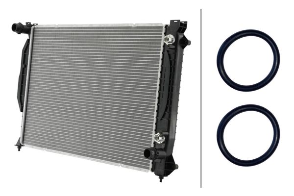 HELLA 8MK366305-091 | Motor Su Radyatörü A6 Allroad Quattro 00 > 05 (Brazing-632X448x32)