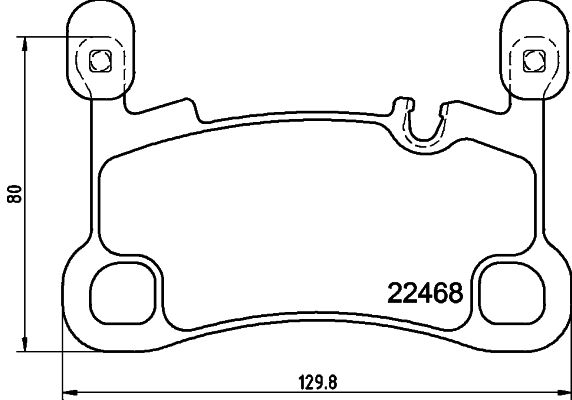 HELLA PAGID 8DB 355 039-111 | Arka Fren Balatası. Cayenne 17 >