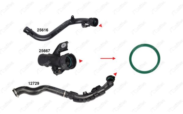 NIFEA 25617 | Turbo Borusu Contası Juke-Qashqai 1.5 DCI / Euro V