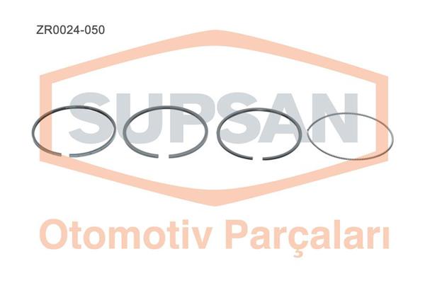 SUPSAN ZR0024-050 | Segman 0.50 206 207 307 / C3 / Fiesta 1.4 HDI Dv4 TDCI Adet 74.2mm | 4 Adet