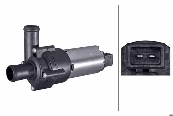 HELLA 8TW 358 313-391 | İlave Su Pompası Kare Soket