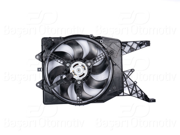 WISCO 2113521-00 | Fan Motoru Davlumbazlı (370 mm-2 Fıs-8 Kanat) Opel Corsa D 1.3 CDTI 07 >