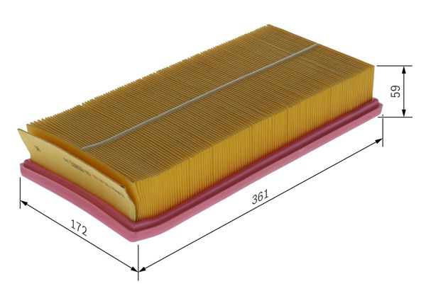 BOSCH F026400739 | Hava Filtresi Rexton 2,7 2006->