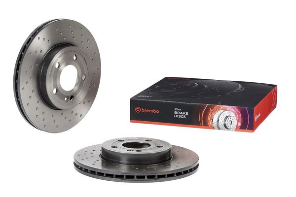 BREMBO 09.D772.1X | Fren Diski Ön Mercedes W177 W247 C118 Delikli | 2 Adet