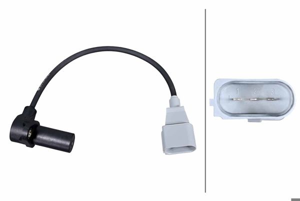 HELLA 6PU358380-831 | Krank Devir Sensörü Touareg 03 > 12 Q7 07 > 15 3.0 TDI Casa Casb