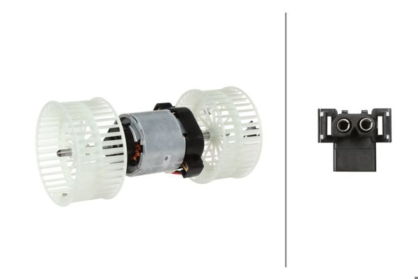 HELLA 8EW366400-221 | Kalorifer Motoru Komple Mercedes Actros 96 > 02 Actros Mp2-Mp3 03 >