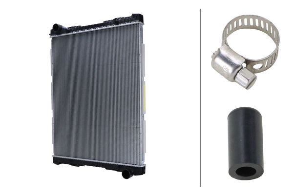 HELLA 8MK366300-671 | Su Radyatörü Scania P,G,R,T Serıler K Seri (Cercevesız) / (Mt) 2004 Ve Sonrası