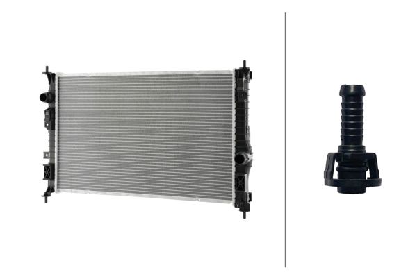 HELLA 8MK366301-731 | Motor Su Radyatörü 3008 II 308 II 5008 II 508 II Expert IV Rifter Partner Berlingo C4 Picasso II