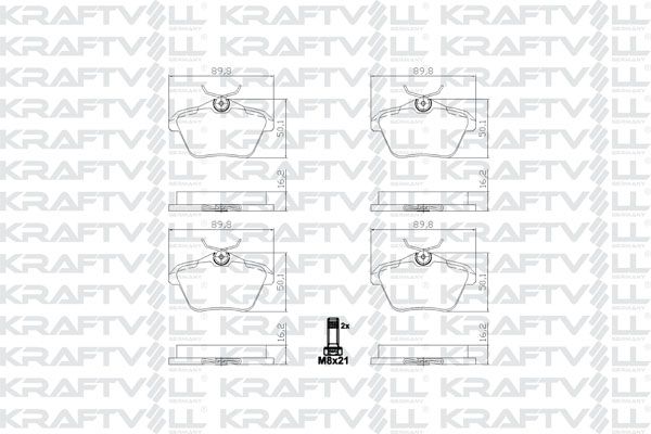 KRAFTVOLL 07010458 | Arka Fren Balatası Alfa 156 Tum Modeller Alfa 166 Tum Modeller 98 >