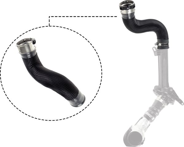 RAPRO R12628 | Turbo Hortumu Büyük Metal Boru Hariç Megane III Fluence 1,5 DCI 110 Hp