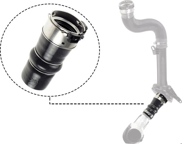 RAPRO R12629 | Turbo Hortumu Küçük Plastik Parca Hariç Renault Megane III 1.5 DCI Renault Fluence 1.5 DCI 11 >