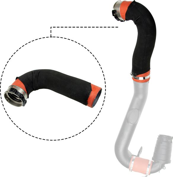 RAPRO R12732 | Turbo Hortumu Nv400 Movano B Master III 10 > Plastik Boru Hariç Ok Ile Gosterılen Büyük Hortum