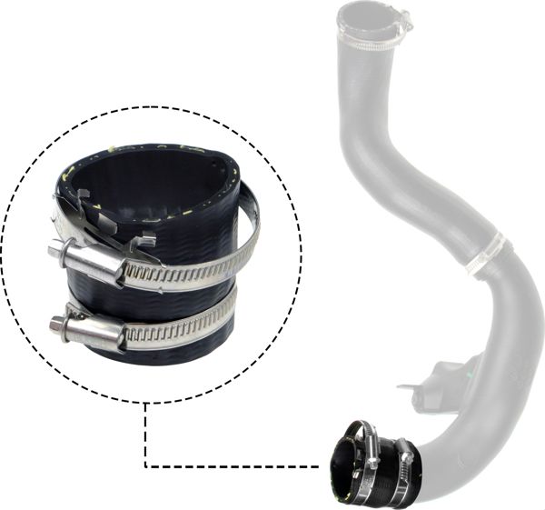 RAPRO R16513 | Intercooler Hortumu (Küçük Parca) Ford Custom 2.0 Ecoblue Onden Ceker 17 >