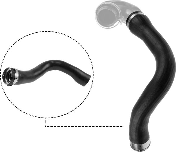 RAPRO R18348 | Turbo Çıkış Hortumu Ara Insignia A A20dt-A20dtc-A20dte-A20dth-Y20dth