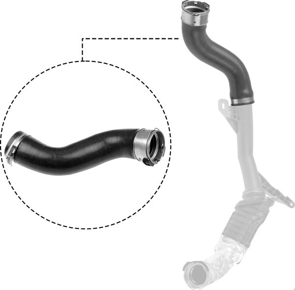 RAPRO R27140 | Turbo Hortumu Büyük Plastik Parca Hariç Renault Clio IV 1.5 DCI 09 >
