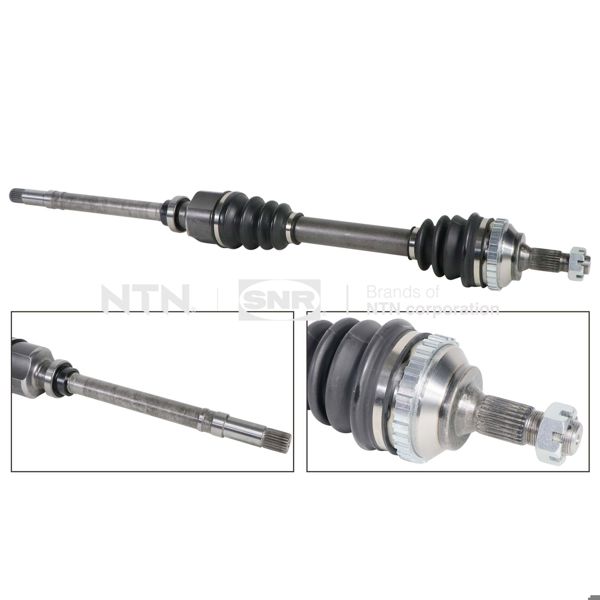 SNR DK66049 | Aks Sağ Komple (Dıs Freze:25, Ic Freze: 22 Boy:867mm) Partner Em Berlingo Em 1,6I (97 03) Xsara 1,6I