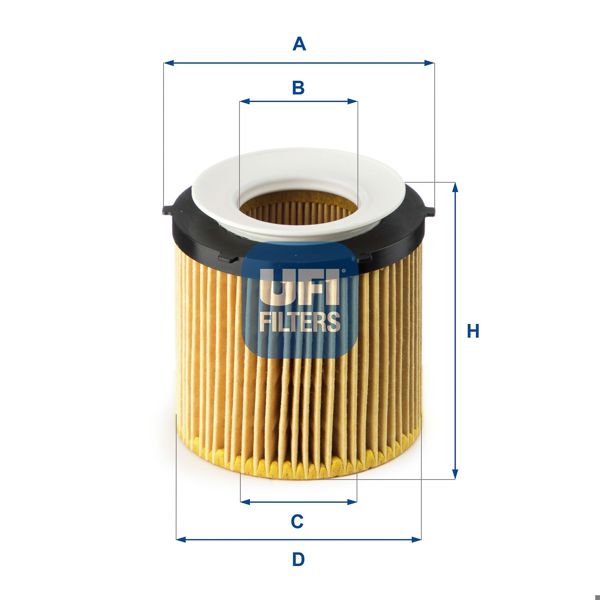 UFI 25.179.00 | Yağ Filtresi BMW N20 F10 11 > 16 N55 F30 12 > 15 N20 E84 11 > 15 N20 Z4 E89 11 > 16