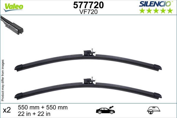 VALEO 577720 | Silecek Süpürgesi Swf On Tk. (550mm / 550mm) C-Class W205 14 > S205 14 > C205 16 > A205 16 > C253 17 >