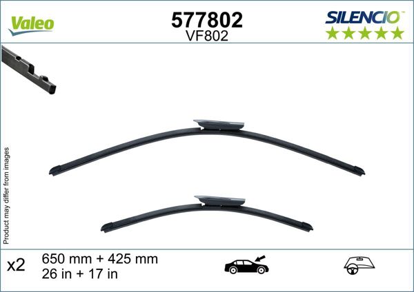 VALEO 577802 | Silecek Süpürgesi 650 mm 430 mm BMW F40 F44 19 >