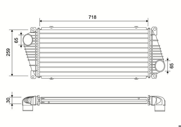 VALEO 822937 | Turbosarj Radyatörü Lt28-35-46 Sprinter 901 > 905 96 > 06