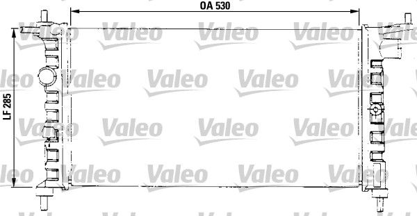 VALEO 731013 | Motor Su Radyatörü M,T (Brazing) / (Klima Hariç) Corsa B X12sz C14nz X14xe X16xe