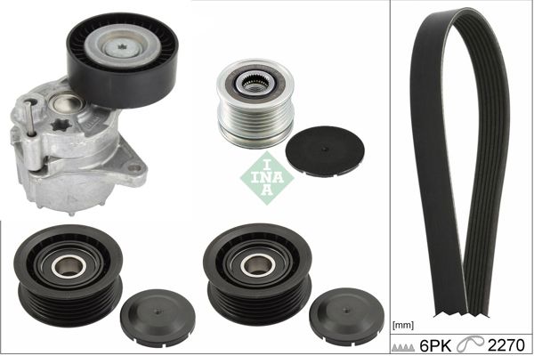 INA 529044920 | V Kayış Kit (V Kayış + Kütüklü Gergi 2 Avare Ve Sarj Dmo Rulmanı) Mercedes Sprı