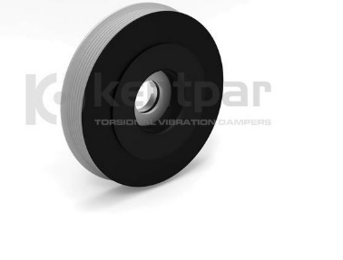 KENTPAR K126 | Krank Kasnağı Dolu (Ford: Fiesta 02 -) (Citroen: Berlingo HDI 1.6 HDI / Peugeot:Partner-107-407)