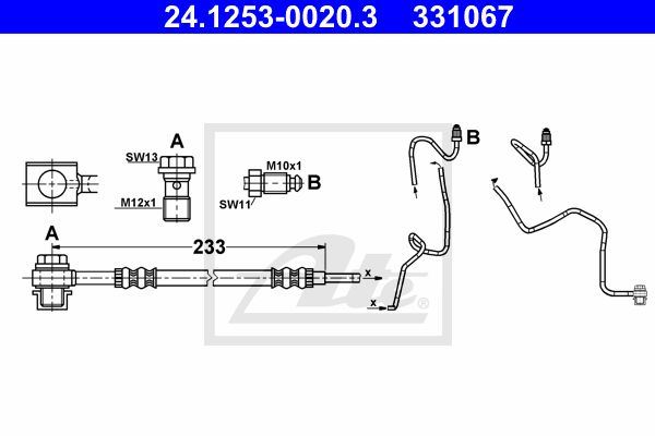 ATE 24.1253-0020.3 | Fren Hortumu