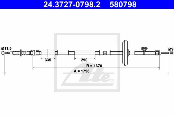 ATE 24.3727-0798.2 | Fren Hortumu