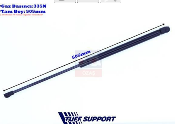 TUFFSUPPORT 612359 | Bagaj Amortisörü 06-207 Hb