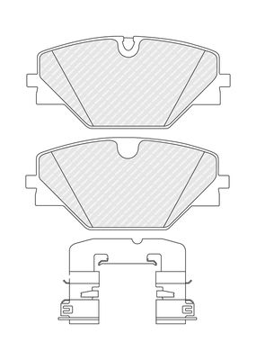 FERODO FDB5584 | Fren Balatası New Range Rover / Sport 2022-Arka