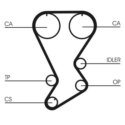 CONTINENTAL CTAM CT875 | Triger Kayışı