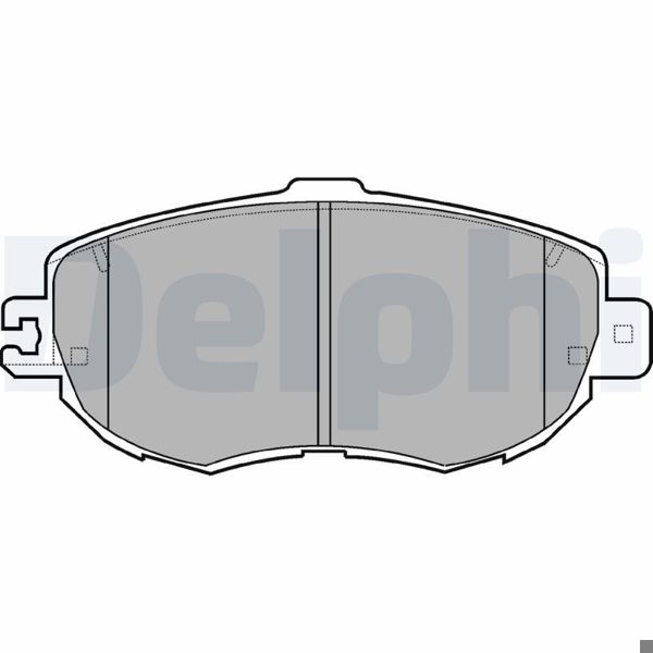 DELPHI LP938 | Disk Balata Ön Lexus Ls400 09 / 92-10 / 94 | 1 Adet