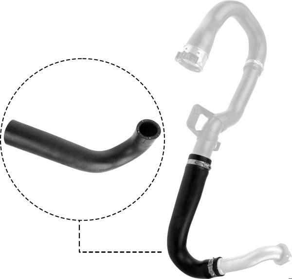 GATES 09-0679 | Sarj Havası Hortumu Opel Corsa D 1.3 CDTI 06-11