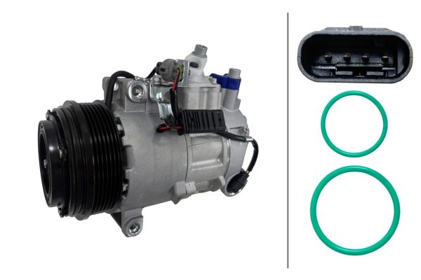 HELLA 8FK366202-161 | Klima Kompresörü X204 08 > 15 W204 08 > 14 S204 08 > 14 C204 11 > W212 09 > 16 C207 09 > 16 R172 11 >