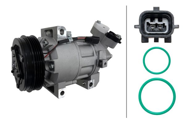 HELLA 8FK366202-201 | Klima Kompresörü D4f Dacia Logan, Sandero Clio IV