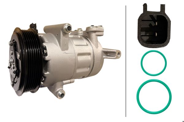 HELLA 8FK366202-881 | Klima Kompresörü (Onden Ceker) Boxer Jumper Ducato Transit 2.2 06 >